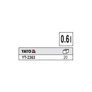 YATO YT-2363. Пластмассовый бачок 0,6л. 