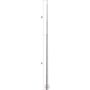 GL-21111. Молниеприёмник-мачта вертикальный высокий GALMAR 12 м.