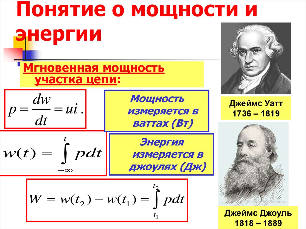 Работа в цепи