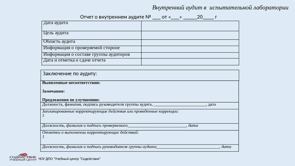 Внутренние заключения. Отчет по внутреннему аудиту СМК пример 2020. Отчет о проведении внутреннего аудита системы менеджмента качества. Отчет по внутреннему аудиту испытательной лаборатории пример. Внутренний аудит лаборатории неразрушающего контроля.