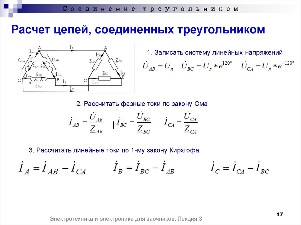 Линейное напряжение сети