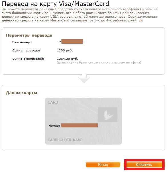 перевести деньги с телефона на карту сбербанка