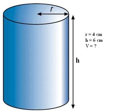 Куб воды в цилиндре