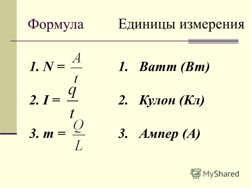 Мощность тока вольт