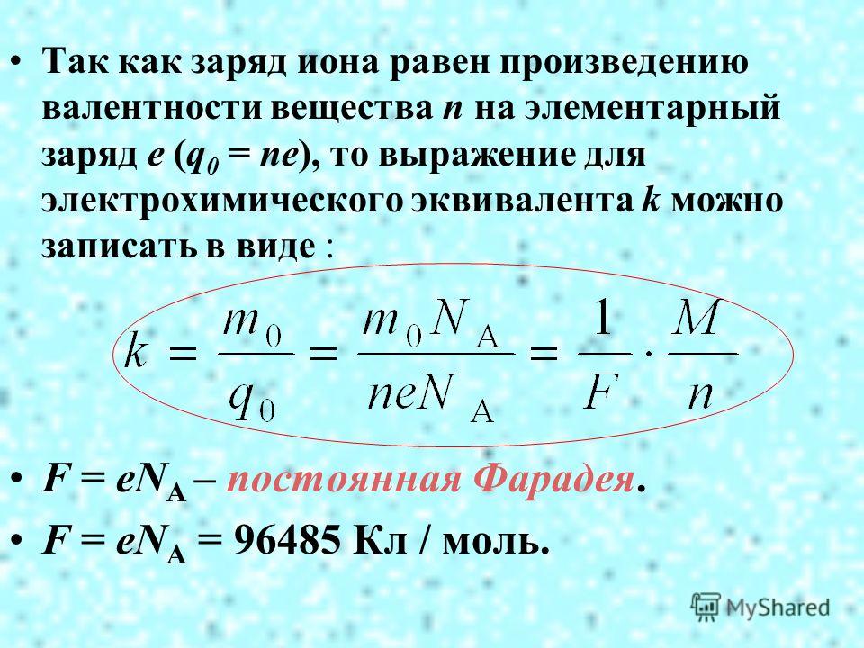 Определить заряд проходящий через