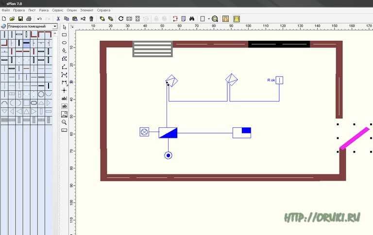 Программы для отрисовки планов. SPLAN для охранно пожарной сигнализации. SPLAN 7.0 план здания. Программа для проектирования электропроводки в доме. Редакторы для рисования схем.