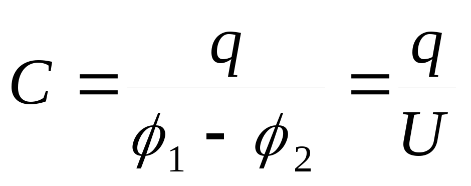 Физические формулы конденсатора