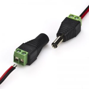 barrel plug connectors for LED strips