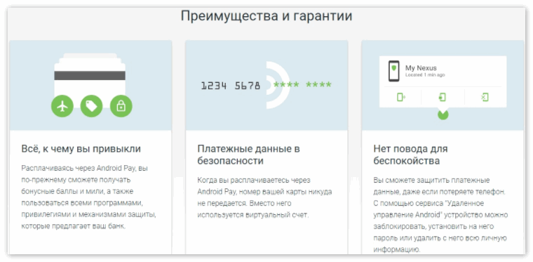 Android pay безопасность