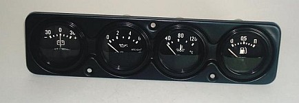 Амперметр АП110 в составе щитка приборов КП116-3805010 на автомобилях УАЗ