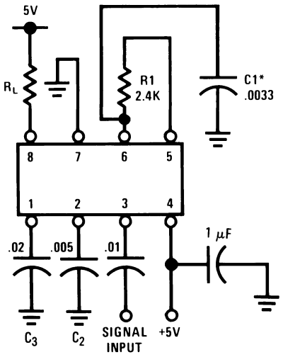 Basic circuit of LM567