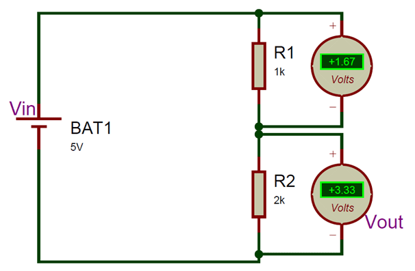 Voltage dividing circuit
