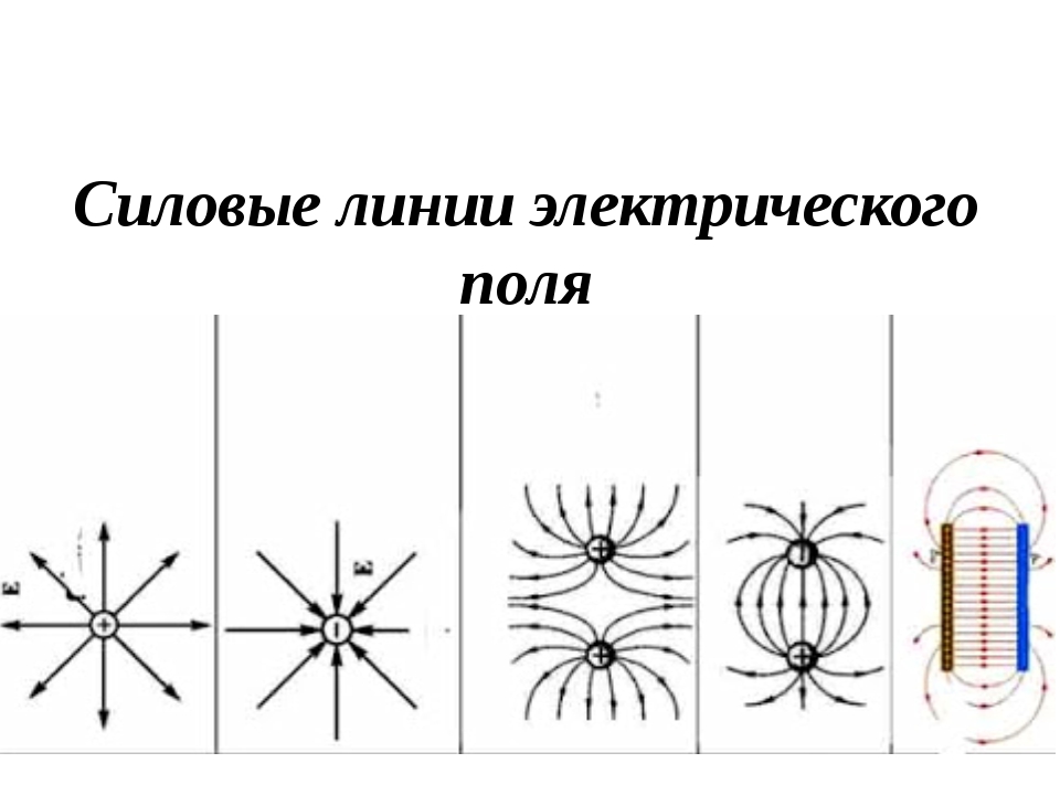 Электрическое поле графическое изображение электрических полей