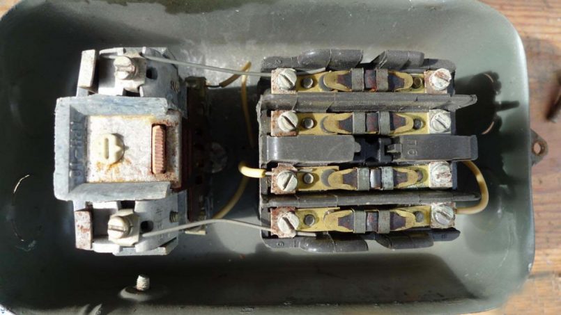 Схема подключения электродвигателя через кнопку пуск стоп
