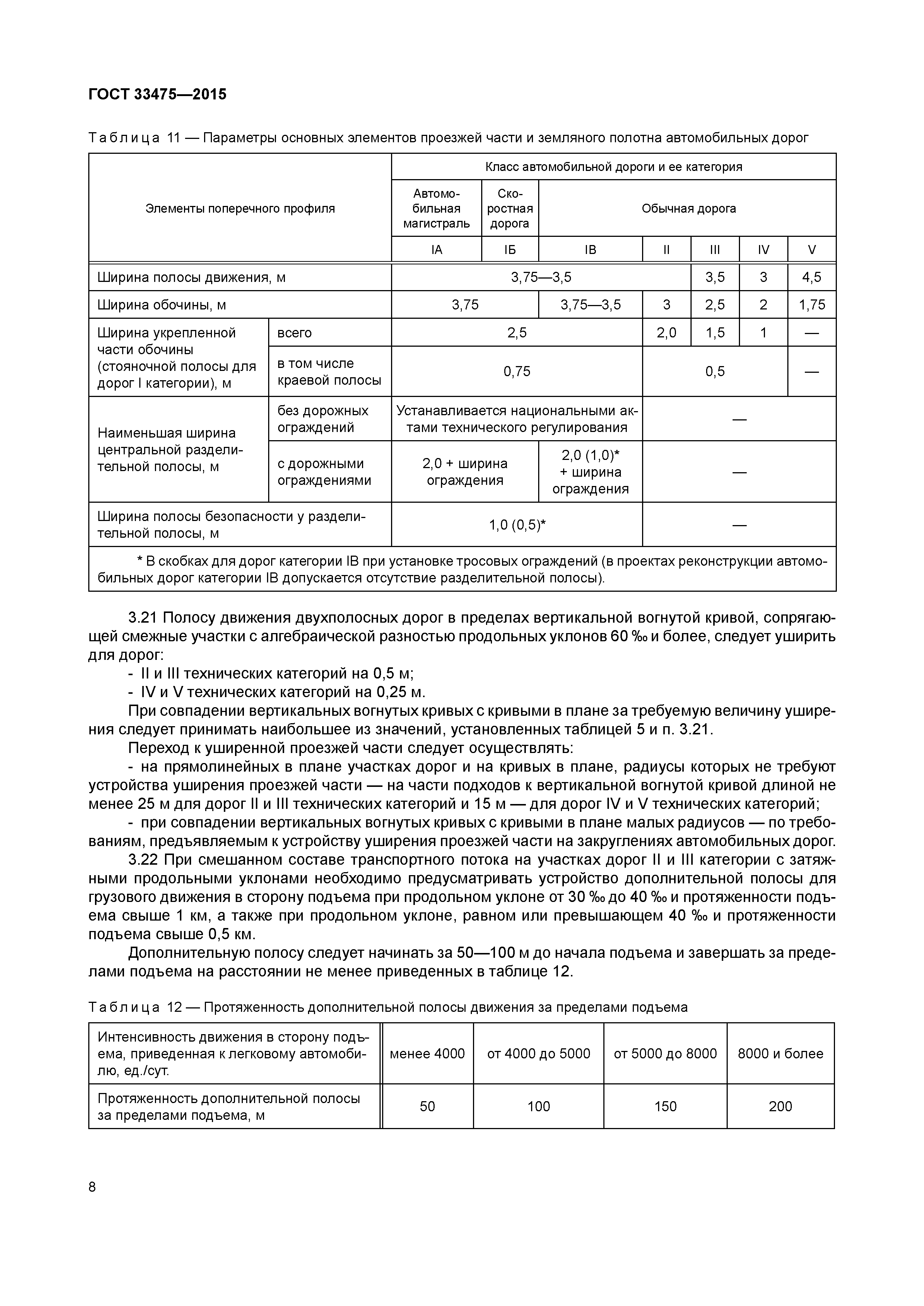 Категории дорог. ГОСТ геометрические параметры автомобильных дорог 33475-2015. Параметры геометрических элементов автомобильной дороги. ГОСТЫ на автомобильные дороги 2 категории. Ширина автомобильной дороги ГОСТ.