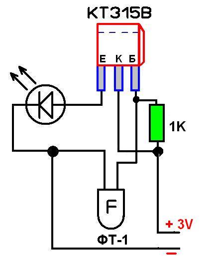 Простейшее фотореле своими руками схема