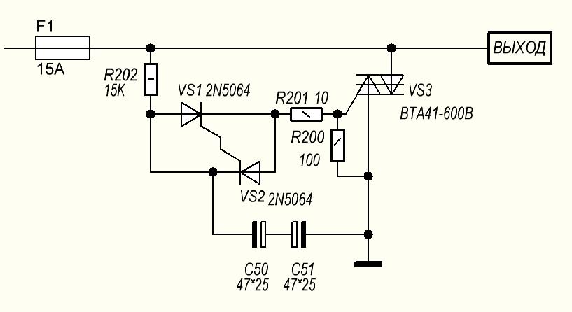 Bta12 600b характеристики схема подключения