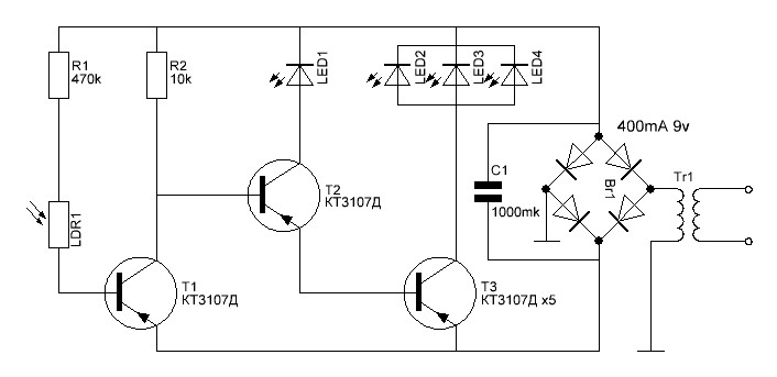 Датчик света своими руками. Автомат включения освещения схема. Схема включения освещения на фоторезисторе. Автомат включения уличного освещения схема. Схема простого автомата включения уличного освещения.