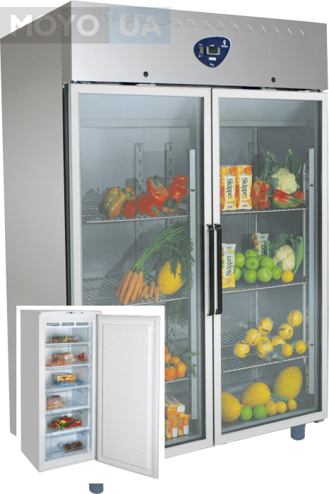 Холодильный шкаф большой