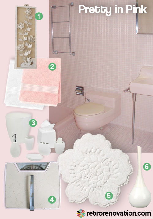 pink tile bathroom design