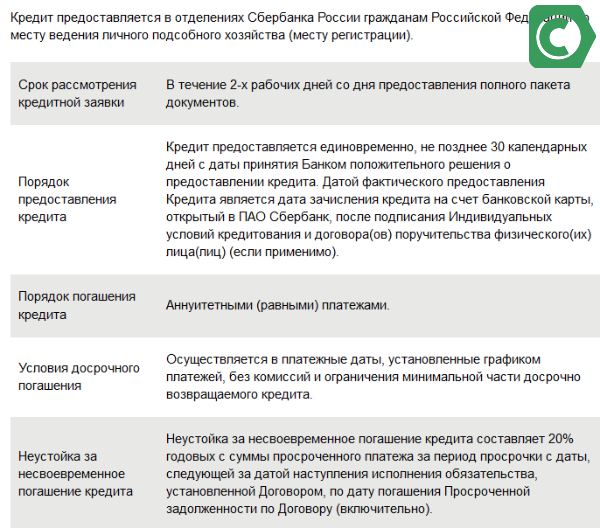 Требуемые документы для оформления кредита в Сбербанке