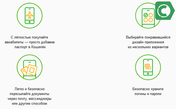 функции электронного портмоне