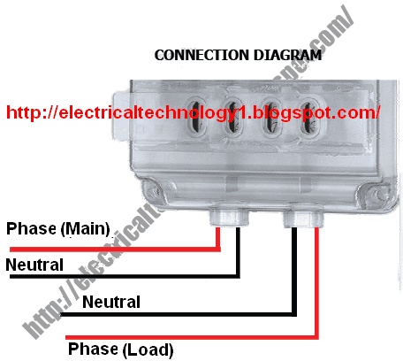 How To Wire Single Phase kWh meter (3-phase,4 Wire Energy Meter) ?