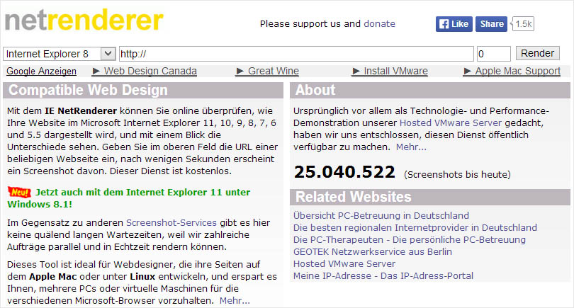 IE NetRenderer